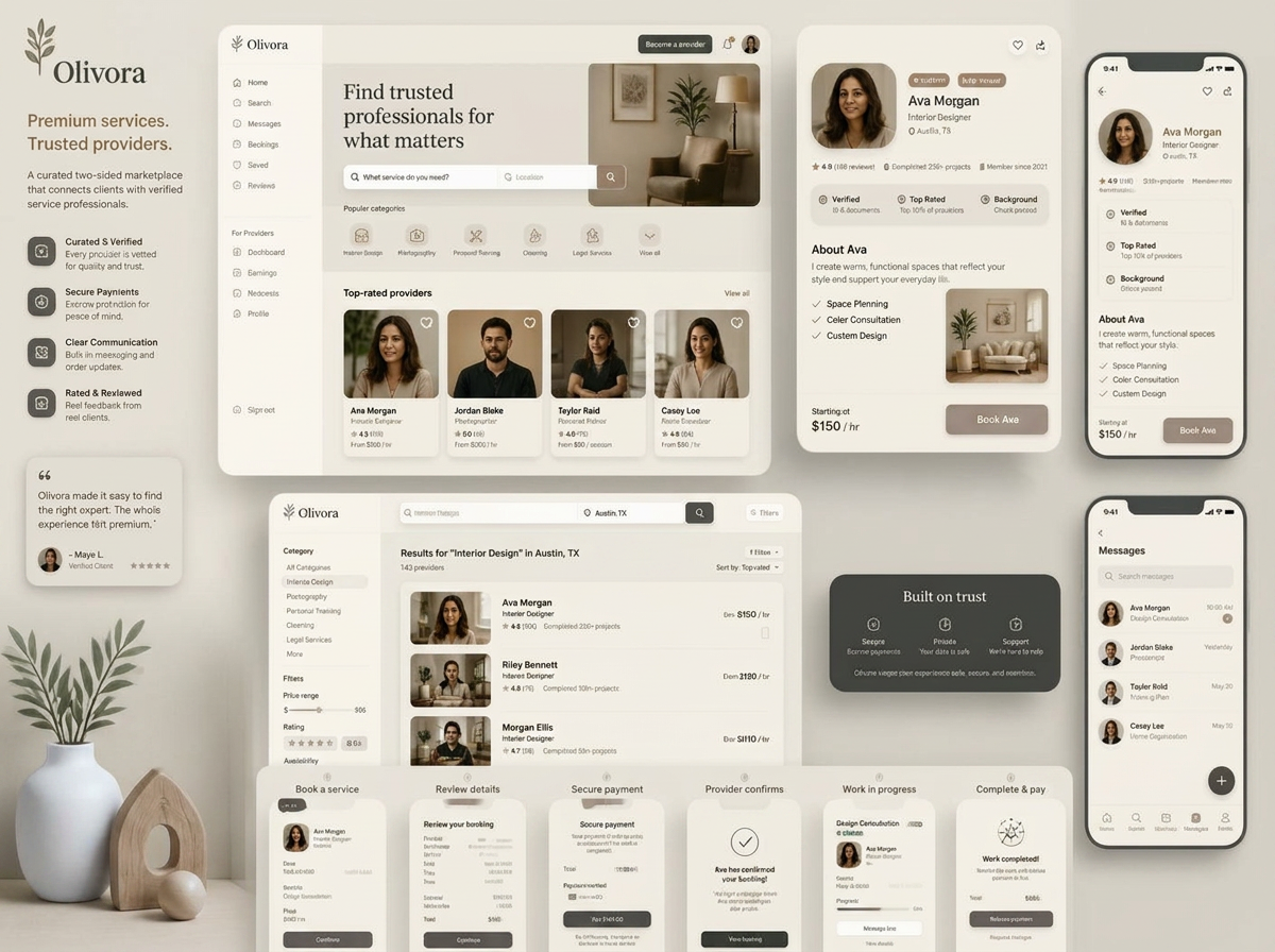 A marketplace for community services cover